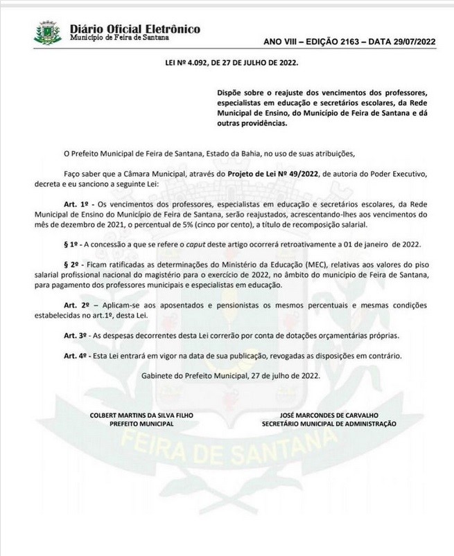 Diário Oficial do Município