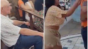 Vídeo: Esposa flagra marido com amante na igreja, veja confusão