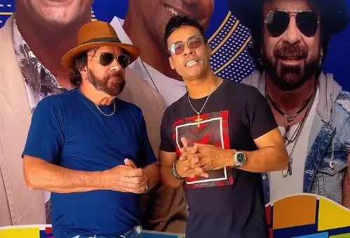 Wado Marques à esquerda e Khill à direita. Foto: Instagram Chiclete com Banana